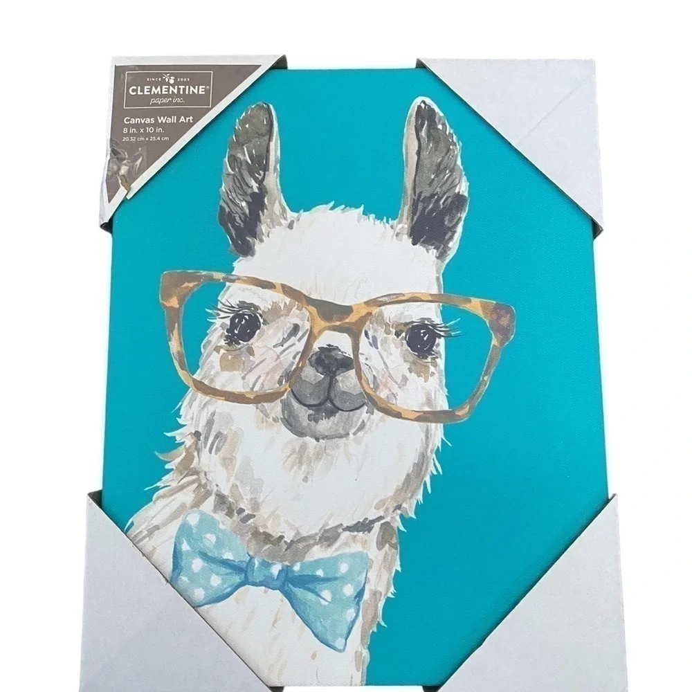 Lolly the Llama 8 X 10 Canvas Print
